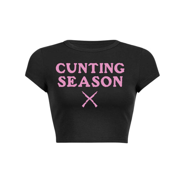 Top corto con camiseta para bebé Cunting Season Y2K