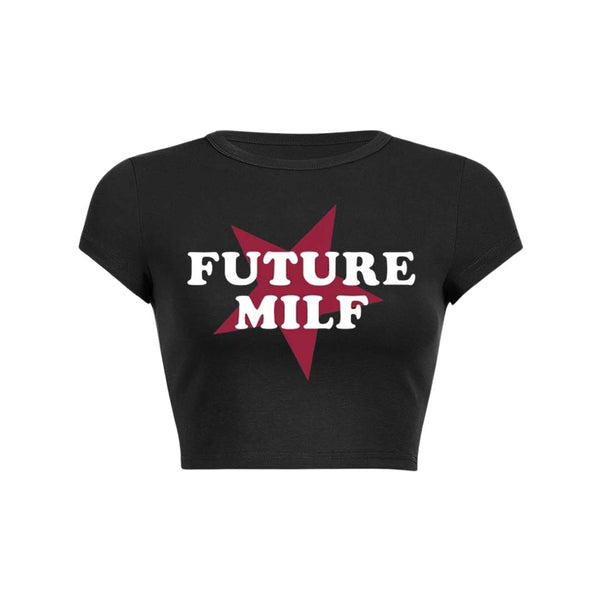 Future Mxxf Y2K Baby Tee Crop Top