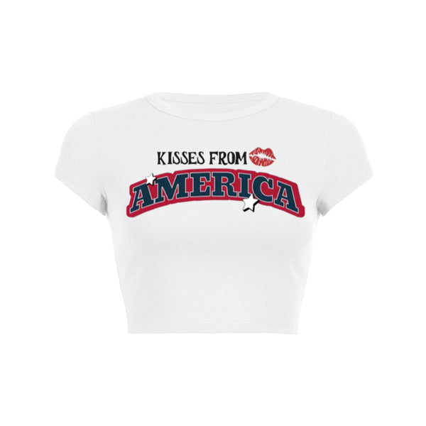 Camiseta Bebé Besos De América 1